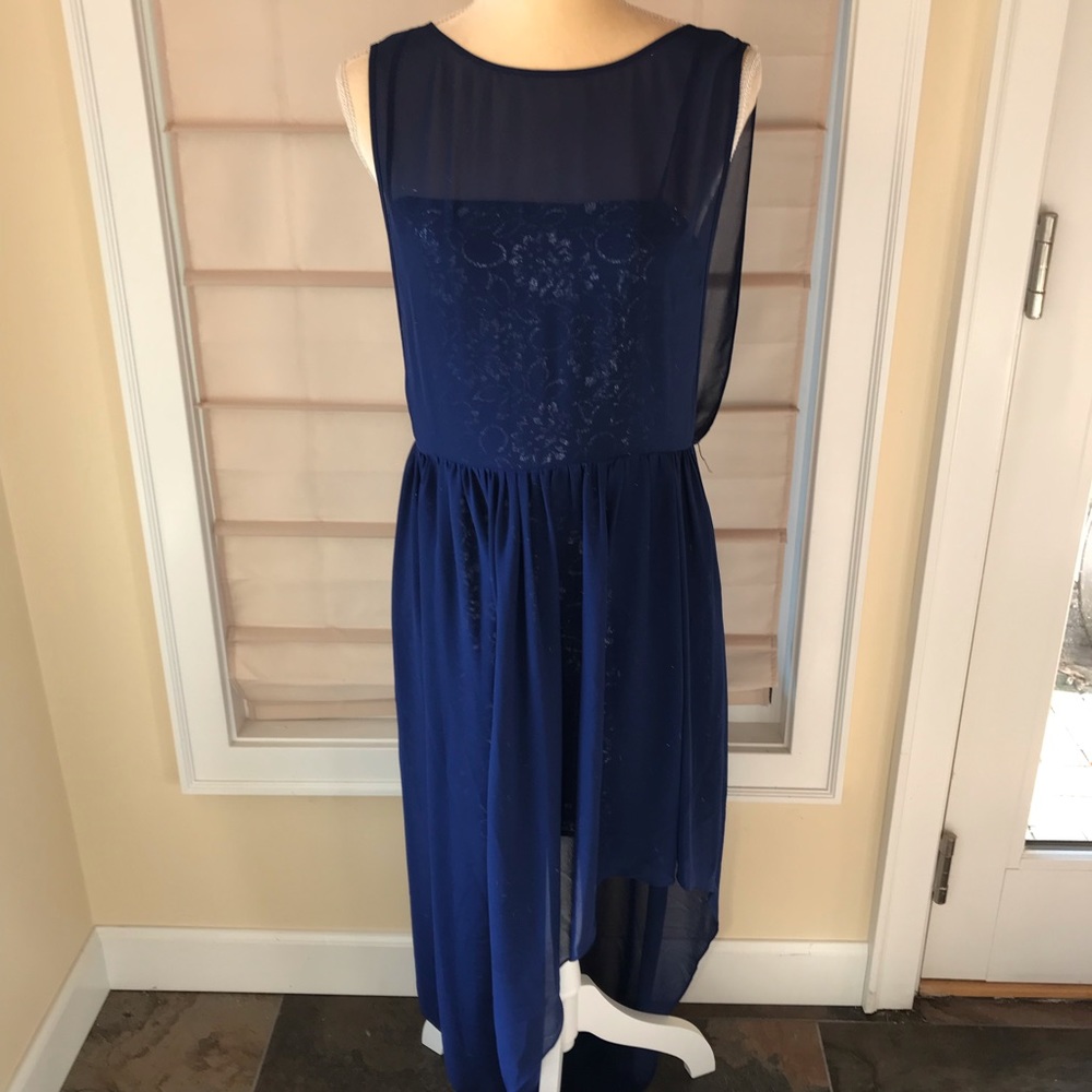 BCBGMaxAzria Katrina 2 pc Chiffon Overlay Dress
